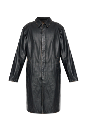 ジャケット THE GARMENT Black cotton-blend Kelly trench coat S.E.H KELLY-TRENCH COAT-peau de l'ours | peau de l'ours